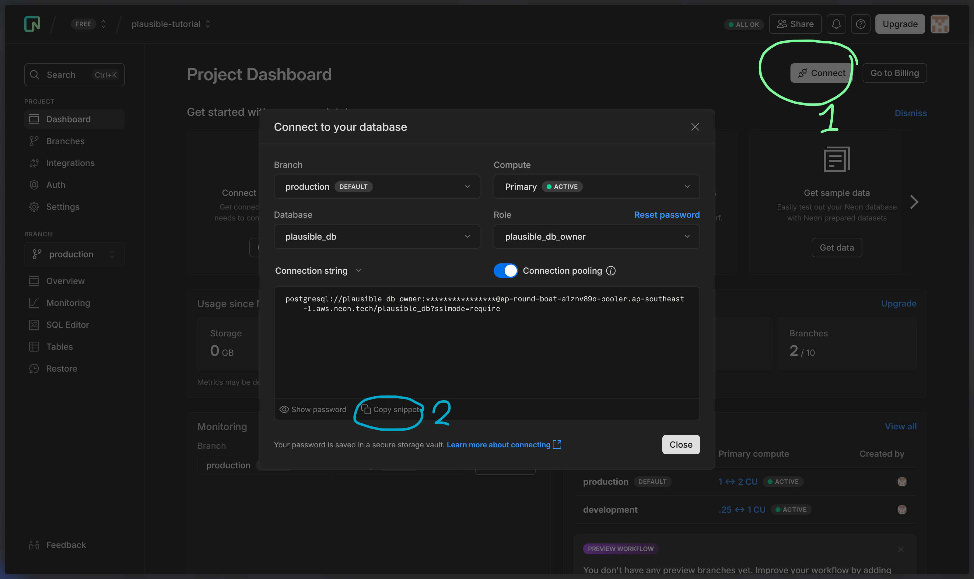 NeonDB Connection String